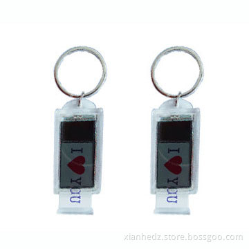 Solar keychain changed logo by yourself